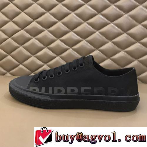 高級感ある 2022新作 フラットシューズ BURBERRYコピー ブランド 飽きの来ない 靴の滑り止め