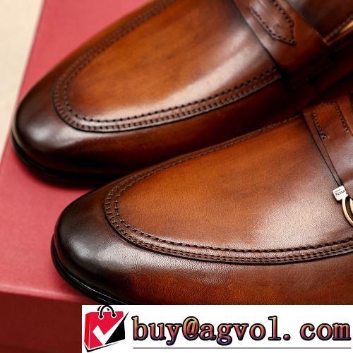 革靴 2022新作 FERRAGAMOブランド コピー 最安値に挑戦 フォーマルシューズ 3色可選