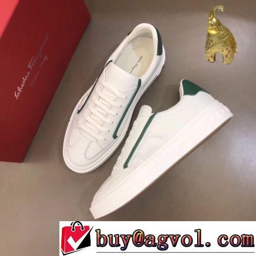 2022新作 豊富なサイズ フルグレインレザー FERRAGAMOブランド 偽物 通販 軽量で疲れにくい 4色可選 カジュアルシューズ
