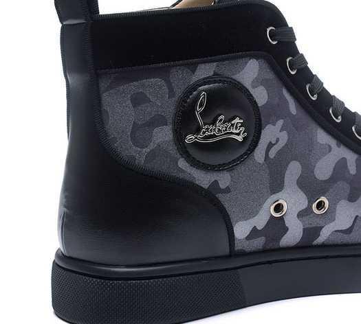 2018年春夏新作クリスチャンルブタンスニーカーコピーCHRISTIAN LOUBOUTIN人気激売れハイカットメンズシューズレザー
