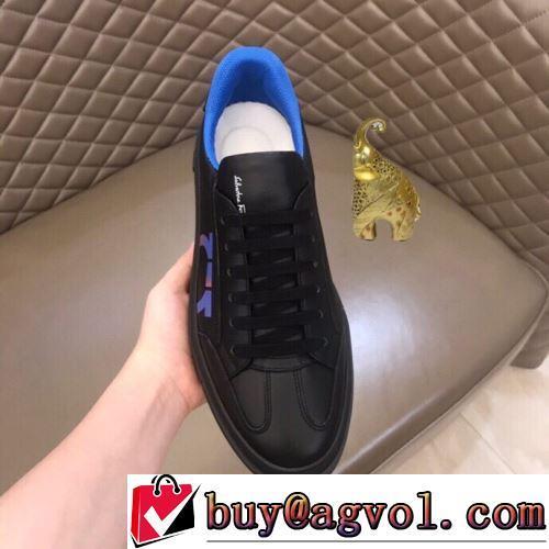 FERRAGAMO偽物ブランド ローヒール 2022新作 抗菌・防臭加工 豊富なサイズ 2色可選