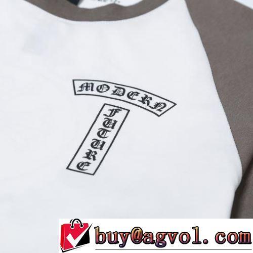 2022新作 長袖Tシャツ 収縮性のある 2色可選 クロムハーツスーパーコピー 代引 高品質 縦には伸びにくい