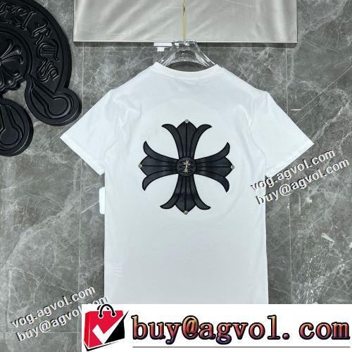 2022春夏 クロムハーツブランドコピー 2色可選 気軽にカジュアルに使える 半袖Tシャツ ファション性の高い