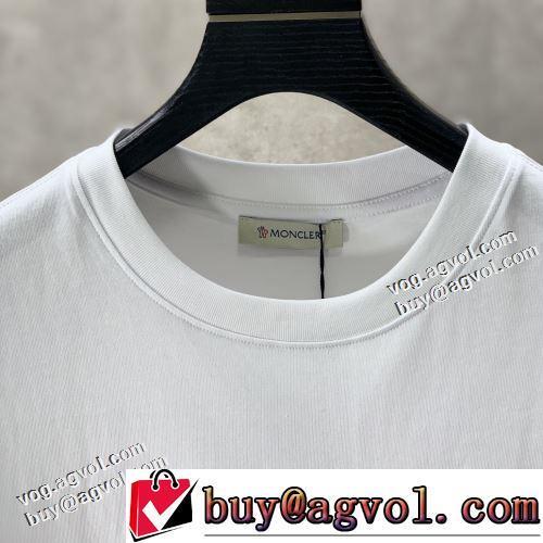 2色可選 コスパ最高のプライス 半袖Tシャツ 吸汗性に優れ 着回し度抜群 2022春夏 モンクレールスーパーコピー