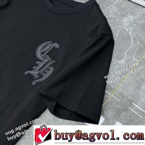 愛らしさ抜群！収縮性のある レジャー 2022春夏 半袖Tシャツ クロムハーツスーパーコピー 着回し度抜群 2色可選