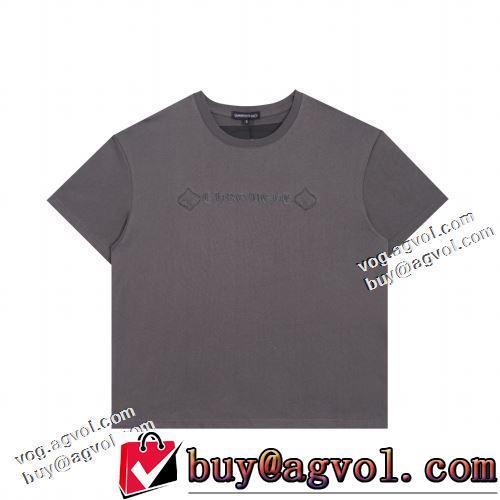4色可選 半袖Tシャツ クロムハーツブランド 偽物 通販 海外セレブ定番愛用 吸汗性に優れ 2022春夏
