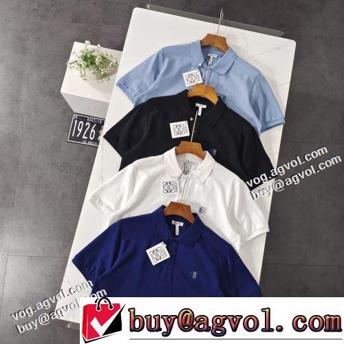 半袖Tシャツ ロエベブランドコピー 2022春夏 追跡付/関税無 4色可選 高品質 通気性に優れた 