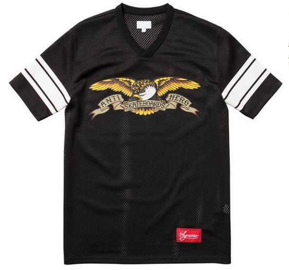 印象的にSupreme  アンチヒーロー　フットボールトップ　素敵なシャツ.