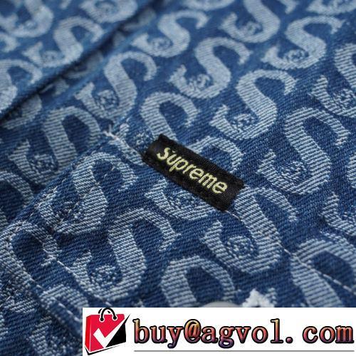 スタイリッシュな印象 ジャケット シュプリームコピー コーデに合わせやすい Supreme FW21 Week 7Monogram Denim Shirt 2022新作 機能性・耐久性抜群 デザイン性の高い 2色可選