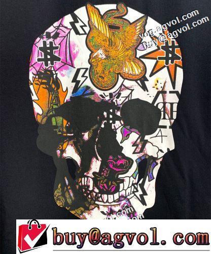 ムダな装飾を排したデザイン 2色可選 半袖Tシャツ オリジナル 超目玉 PHILIPP PLEINブランド 偽物 通販 バリエーションに富む 2022新作