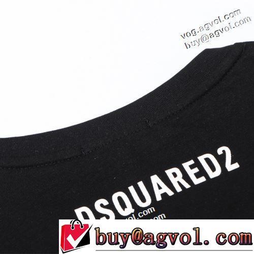 半袖Tシャツ 大人のセンスを感じさせる 肌に馴染みやすい 2022新作 DSQUARED2コピーブランド 2色可選 ドライ