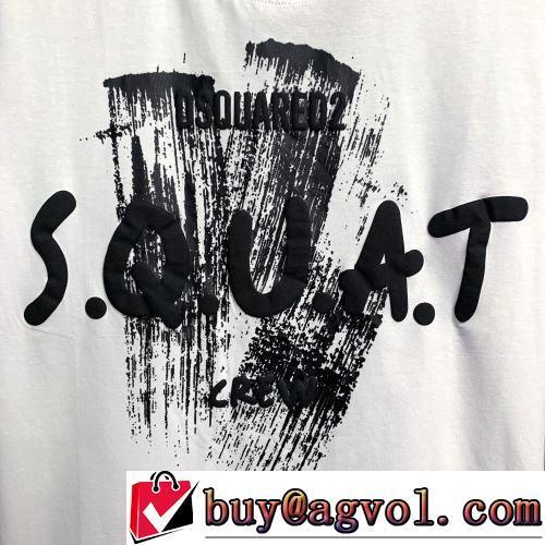 半袖Tシャツ コスパ最高のプライス 2色可選 ディースクエアードブランドスーパーコピー デザイン性の高い カッコいい印象を付ける 2022春夏