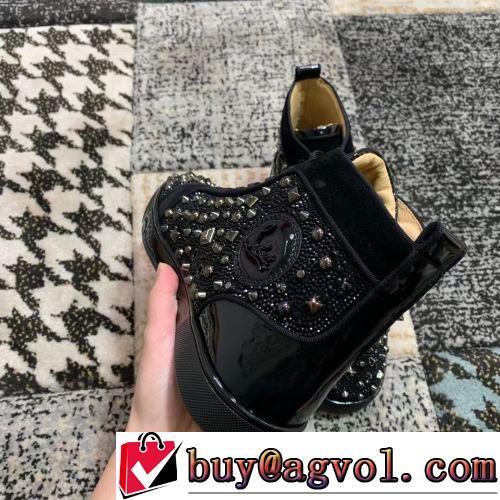 2022新作 CHRISTIAN LOUBOUTINスーパーコピー 先行販売 ハイトップシューズ 流行や季節に拘らないデザイン 軽量