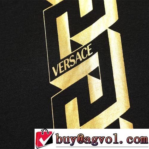 2022春夏 半袖Tシャツ 2色可選 クールビズ ラックスした雰囲気 VERSACEブランド 偽物 通販 着心地抜群