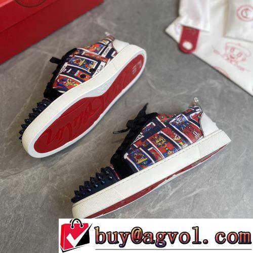 お洒落に魅せる CHRISTIAN LOUBOUTINスーパーコピー ランニングシューズ 2022新作 プリント 優しい履き心地