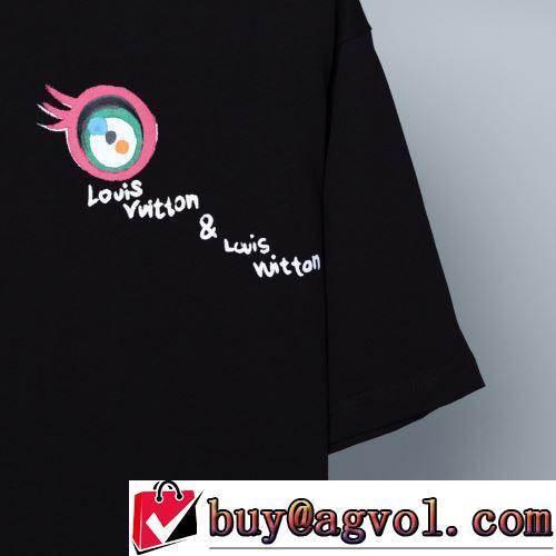 2022新作 半袖Tシャツ 個性的 2色可選 ルイ ヴィトンスーパーコピー 激安 細身のシルエット 頑丈な素材