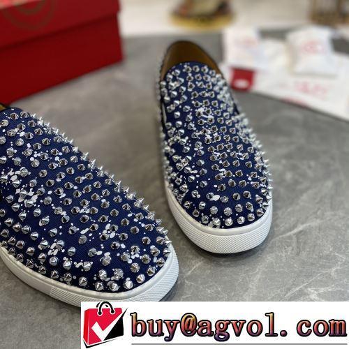 2022新作 最安値に挑戦 スリップオン 軽い履き心地 リゾートスタイル CHRISTIAN LOUBOUTINコピーブランド