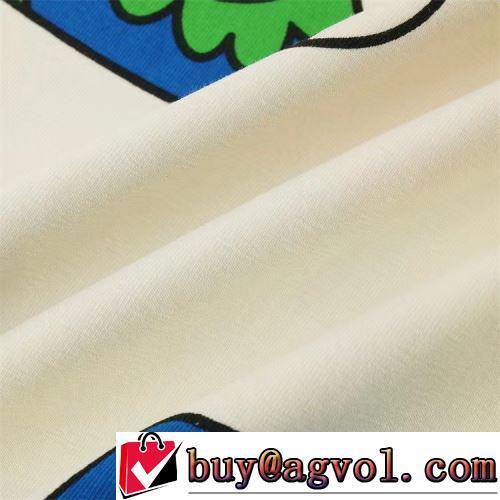 綿/コットン 大花プリント LOUIS VUITTONコピーブランド 半袖Tシャツ 2022春夏 着心地抜群 吸汗性に優れ