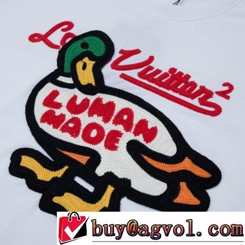 半袖Tシャツ 上品上質 LOUIS VUITTON偽物ブランド 2色可選 2022春夏 刺繍使い 柔らかい手触り カジュアル