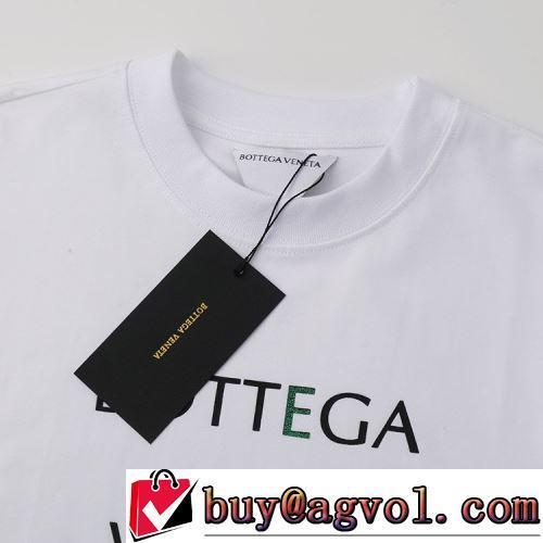 2色可選 2022春夏 最安値に挑戦 半袖Tシャツ ボッテガ ブランドブランド コピー ラウンドネック 柔らかい手触り