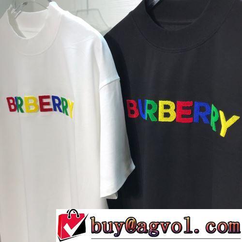 BURBERRYスーパーコピー  半袖Tシャツ 4色可選 2022春夏 肌に馴染みやすい 自分らしいスタイリング ポップ