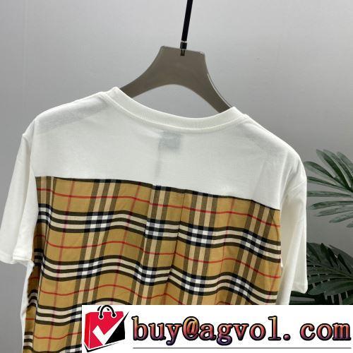 半袖Tシャツ 2色可選 カッコいい印象を付ける BURBERRYブランドスーパーコピー 2022春夏 人気 ランキング