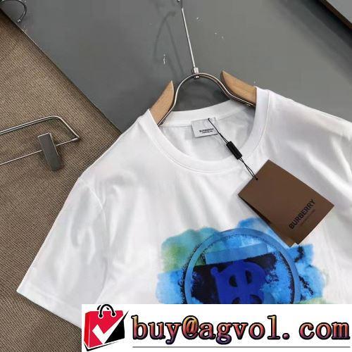 半袖Tシャツ 2022春夏 バーバリースーパーコピー 2色可選 プリント 着心地抜群 バリエーションに富む