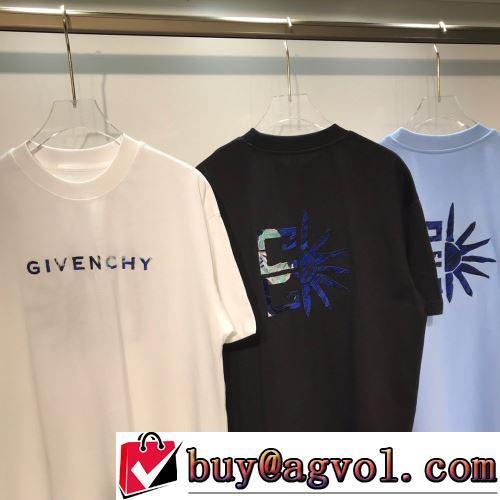 2022春夏 着心地満点 ジバンシィコピーブランド 利便性に優れ 半袖Tシャツ ラウンドネック 3色可選
