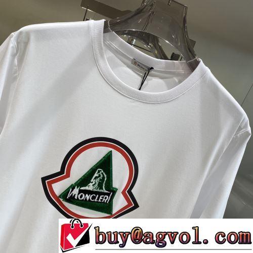 上品上質 モンクレール偽物ブランド 3色可選 吸汗性に優れ 2022春夏 半袖Tシャツ カッコいい印象を付ける