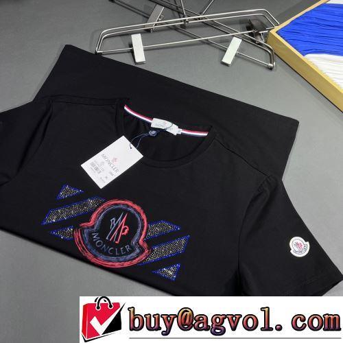 半袖Tシャツ 2022春夏 着心地満点 2色可選 モンクレールコピー ブランド 人気商品登場 しわになりにくい