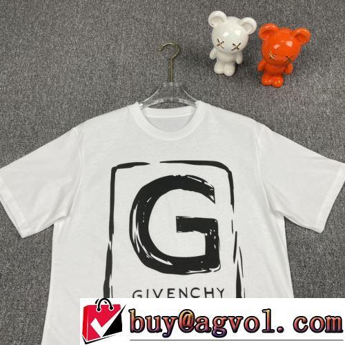 通気性に優れた 半袖Tシャツ 2色可選 ジバンシィ偽物ブランド ファッション 人気 2022春夏 縦には伸びにくい