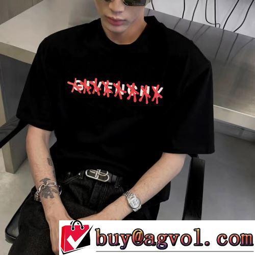 デザイン性の高い カッコいい印象を付ける 半袖Tシャツ 頑丈な素材 ジバンシィコピーブランド 2022春夏