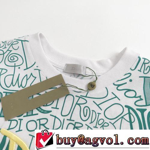 ディオールスーパーコピー 吸汗速乾 お洒落に魅せる 半袖Tシャツ 今買い◎得 快適 2022春夏 3色可選