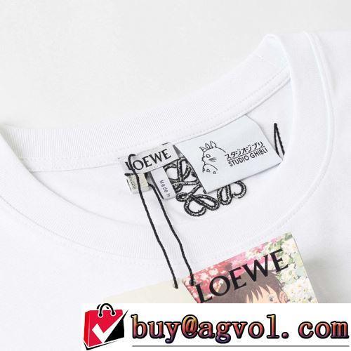 2022春夏 お洒落に魅せる クールビズ ロエベスーパーコピー 半袖Tシャツ 2色可選 優しいフィット感