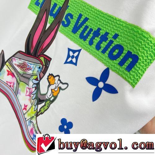半袖Tシャツ 2022春夏 ルイ ヴィトンスーパーコピー 柔らかい手触り 極上の着心地 カッコいい印象を付ける