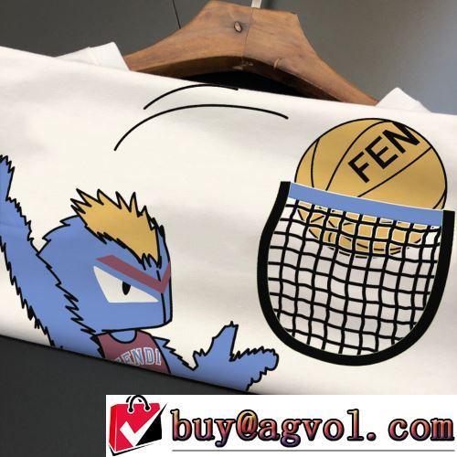 カッコいい印象を付ける フェンディブランド 偽物 通販 Tシャツ 4色可選 しわになりにくい 極上の着心地 2022春夏