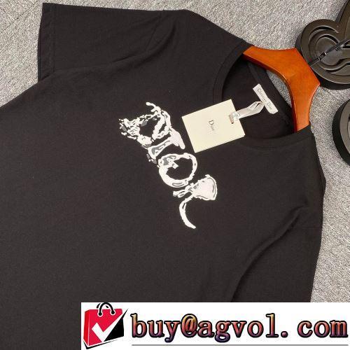 2色可選 Tシャツ 2022春夏 ディオールブランドスーパーコピー 頑丈な素材 シンプル 縦には伸びにくい セール中