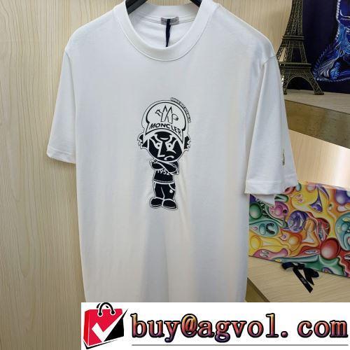落ち着いた感覚 モンクレールコピーブランド 優しいフィット感 半袖Tシャツ 2022春夏 レジャー 2色可選