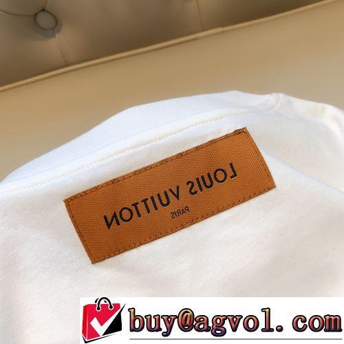 カッコいい印象を付ける LOUIS VUITTON偽物ブランド 2022春夏 半袖Tシャツ 2色可選 風合いが出る オリジナル
