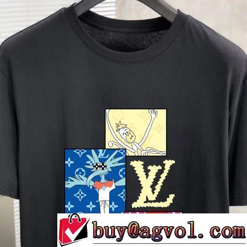 カジュアル 2022春夏 インナー カットソー 半袖Tシャツ 2色可選 長く愛用できる LOUIS VUITTONスーパーコピー 代引 超目玉