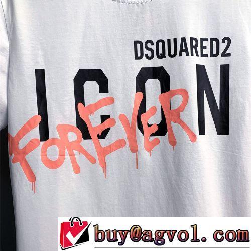 豊富なサイズ 自然な肌触り DSQUARED2スーパーコピー 激安 2色可選 スタイリッシュ 半袖Tシャツ 2022春夏