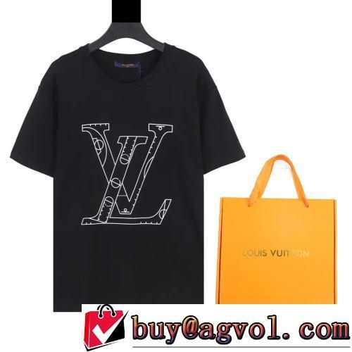 プリント 存在感のある 半袖Tシャツ 通気性に優れた ルイ ヴィトンスーパーコピー 激安 ラックスした雰囲気 2022春夏