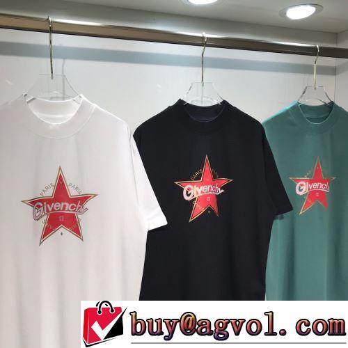 肌に馴染みやすい 個性的なデザ 2022春夏 GIVENCHYコピー ブランド 3色可選 カジュアル 半袖Tシャツ