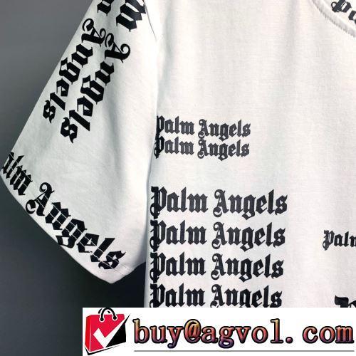 人気商品登場 Palm Angels ブランド 偽物 通販 2022春夏 細身のシルエット 2色可選 カジュアル 半袖Tシャツ