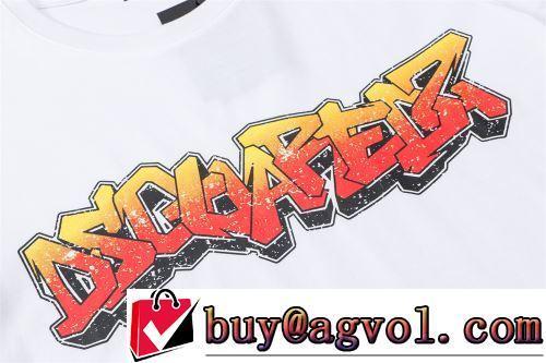 実用性に溢れるアイテム 2022春夏 半袖Tシャツ 2色可選 ディースクエアードコピー ブランド 収縮性のある