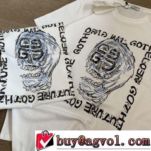 今一番HOTな新品 ジバンシィコピー 半袖Tシャツ 柔らかい手触り プリント 2022春夏 クールビズ