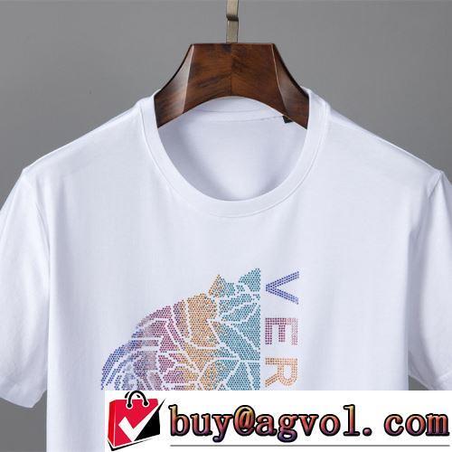 気軽にカジュアルに使える ヴェルサーチブランド コピー 2色可選 半袖Tシャツ 早くも完売している 2022春夏