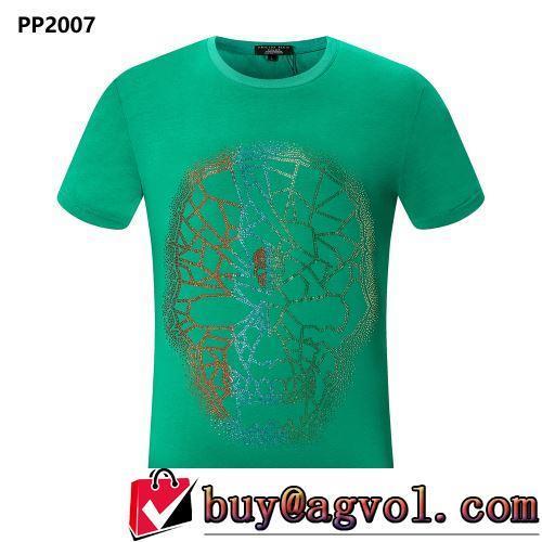 2022春夏 フィリッププレインブランドスーパーコピー 多色選択可 プリント 半袖Tシャツ 流通限定モデル ラウンドネック