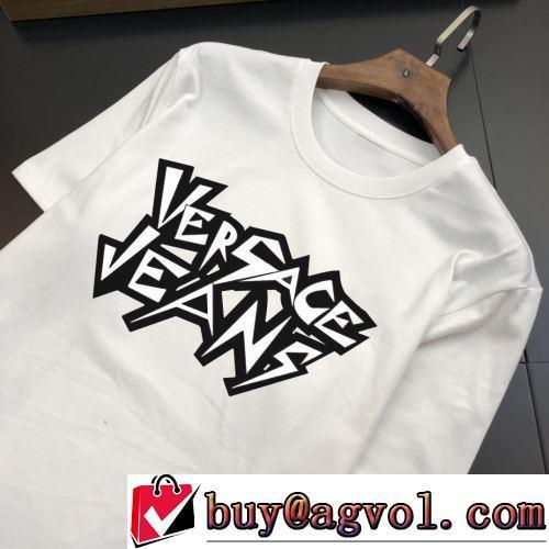 オリジナル 豊富なサイズ 半袖Tシャツ 2022春夏 ヴェルサーチコピーブランド 2色可選 優しいフィット感