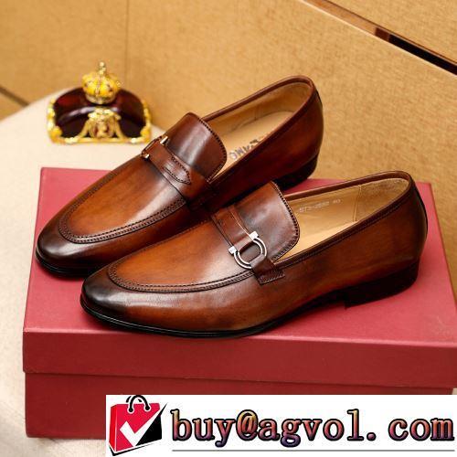 革靴 2022新作 FERRAGAMOブランド コピー 最安値に挑戦 フォーマルシューズ 3色可選